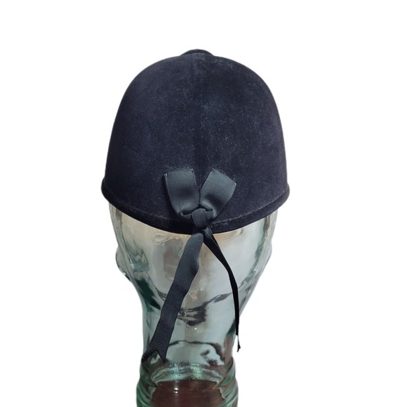 Vintage Harry Hall The Triple Crown England Riding Equestrian Hat Velvet - Picture 4 of 5